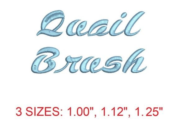 Quail Brush Font